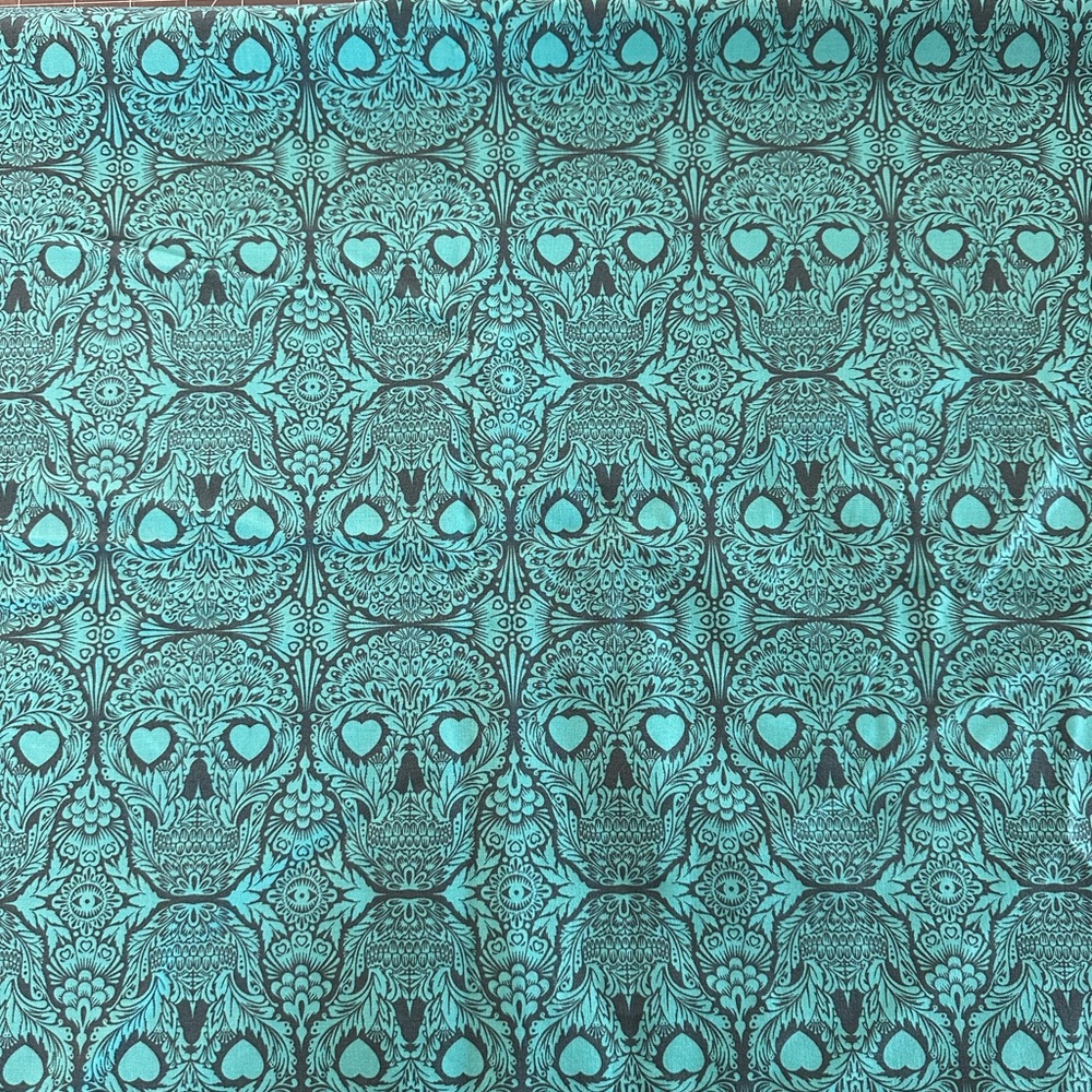 Tula Pink Out of print De Luna skulls, 1 yard